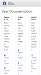 Mobile Screenshot of doc.fedoraproject.org