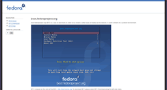 Desktop Screenshot of boot.fedoraproject.org